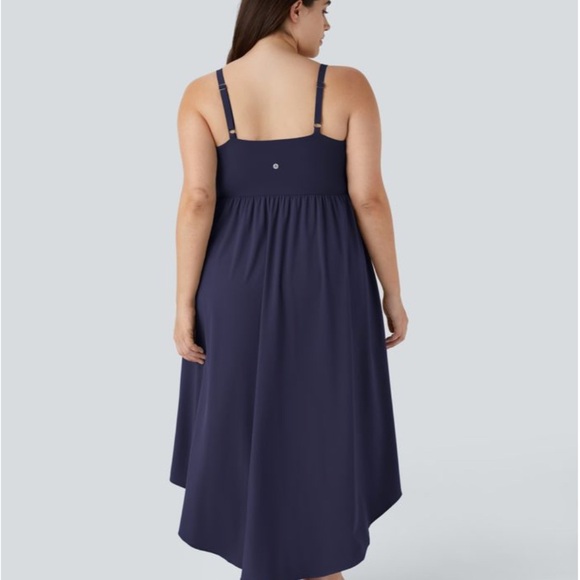 Halara Breezeful Asymmetric Crossover Hem 2 Piece Women's Dress New Without Tags - Picture 2 of 3